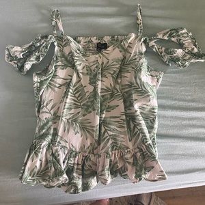 Palm tree beach shirt
